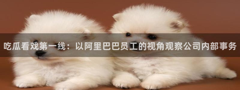 51吃瓜今日吃瓜官网最新:吃瓜看戏第一线:以阿里巴巴员工的视角观察公司内部事务